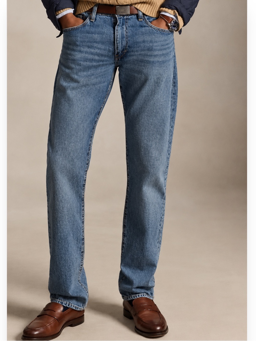 Polo Ralph Lauren Sullivan Slim Men's Blue Jeans Waist 33